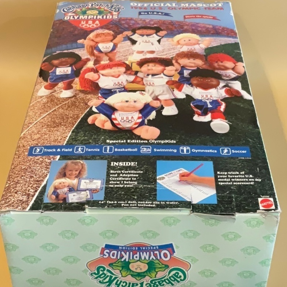 1996 Cabbage Patch Kids OlympiKids Soccer Ellie Skye - Picture 13 of 13